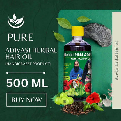 Hakki Pikki Adivasi Neelamabari Herbal Hair Oil
