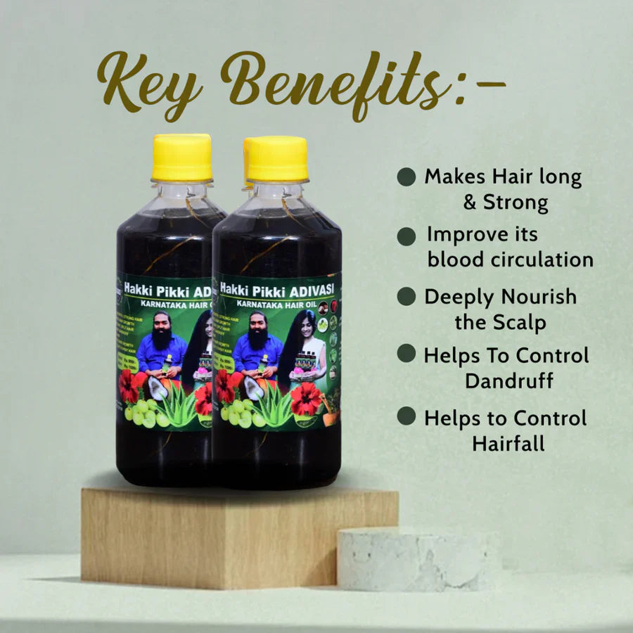 Hakki Pikki Adivasi Neelamabari Herbal Hair Oil