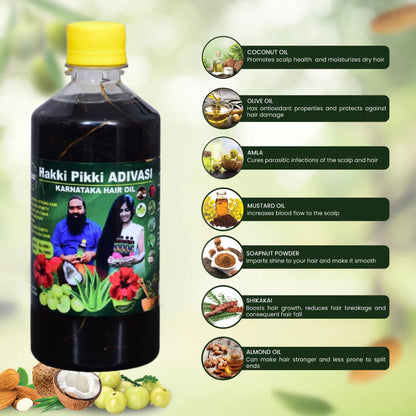 Hakki Pikki Adivasi Neelamabari Herbal Hair Oil