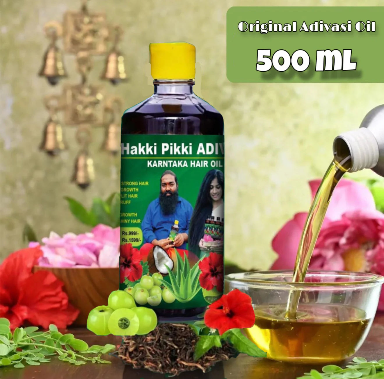 Hakki Pikki Adivasi Neelamabari Herbal Hair Oil